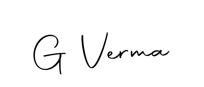 You should practise on your own different ways (Autography-DOLnW) to write your name (G Verma) in signature. don't let someone else do it for you. G Verma signature style 10 images and pictures png