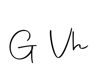 The best way (Autography-DOLnW) to make a short signature is to pick only two or three words in your name. The name G Vh include a total of six letters. For converting this name. G Vh signature style 10 images and pictures png