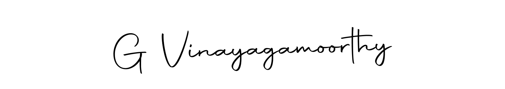 Make a beautiful signature design for name G Vinayagamoorthy. With this signature (Autography-DOLnW) style, you can create a handwritten signature for free. G Vinayagamoorthy signature style 10 images and pictures png