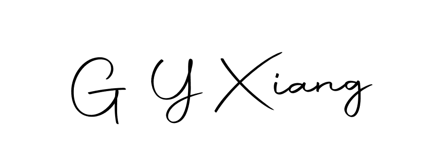 G Y Xiang stylish signature style. Best Handwritten Sign (Autography-DOLnW) for my name. Handwritten Signature Collection Ideas for my name G Y Xiang. G Y Xiang signature style 10 images and pictures png