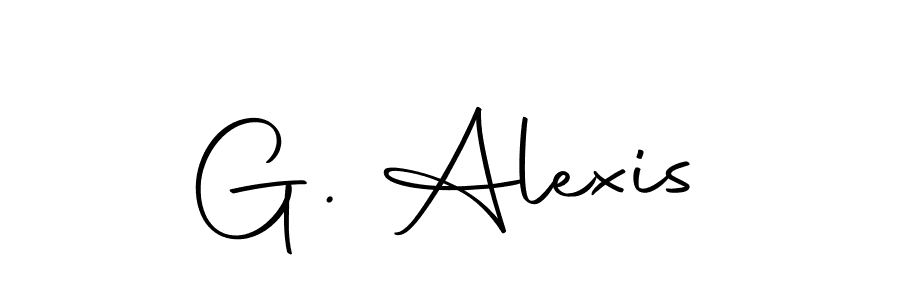 Design your own signature with our free online signature maker. With this signature software, you can create a handwritten (Autography-DOLnW) signature for name G. Alexis. G. Alexis signature style 10 images and pictures png