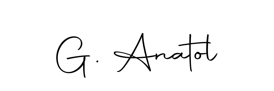 G. Anatol stylish signature style. Best Handwritten Sign (Autography-DOLnW) for my name. Handwritten Signature Collection Ideas for my name G. Anatol. G. Anatol signature style 10 images and pictures png