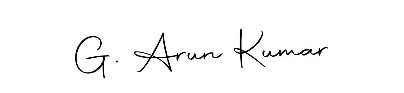 Design your own signature with our free online signature maker. With this signature software, you can create a handwritten (Autography-DOLnW) signature for name G. Arun Kumar. G. Arun Kumar signature style 10 images and pictures png