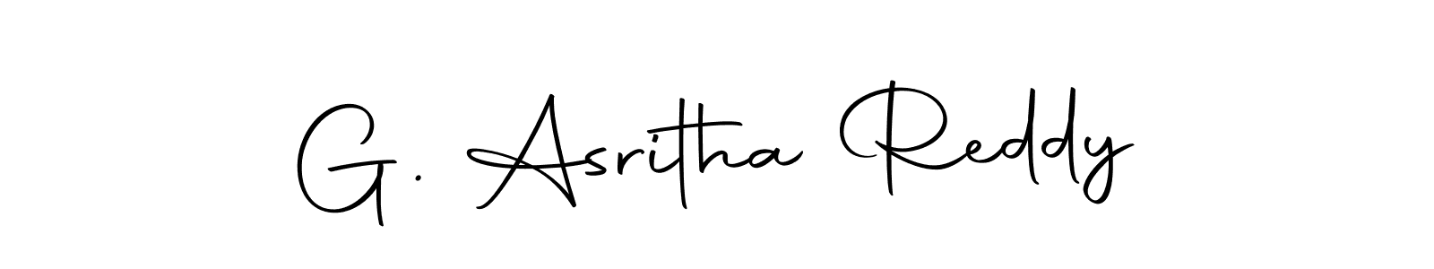 Use a signature maker to create a handwritten signature online. With this signature software, you can design (Autography-DOLnW) your own signature for name G. Asritha Reddy. G. Asritha Reddy signature style 10 images and pictures png