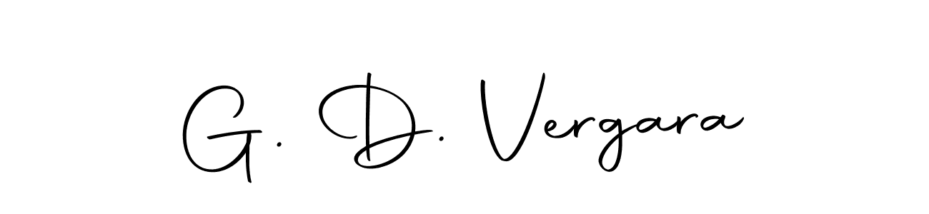 The best way (Autography-DOLnW) to make a short signature is to pick only two or three words in your name. The name G. D. Vergara include a total of six letters. For converting this name. G. D. Vergara signature style 10 images and pictures png