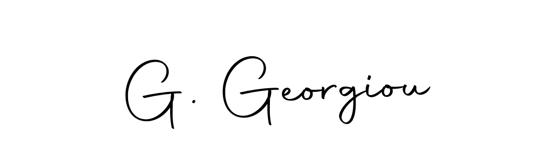 G. Georgiou stylish signature style. Best Handwritten Sign (Autography-DOLnW) for my name. Handwritten Signature Collection Ideas for my name G. Georgiou. G. Georgiou signature style 10 images and pictures png