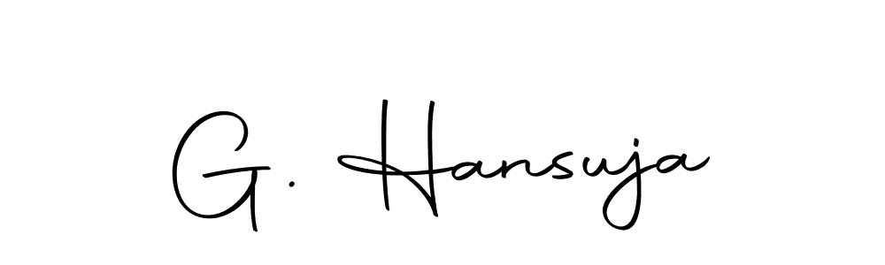 You can use this online signature creator to create a handwritten signature for the name G. Hansuja. This is the best online autograph maker. G. Hansuja signature style 10 images and pictures png