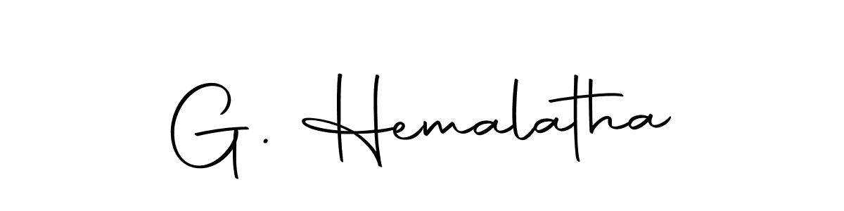 Create a beautiful signature design for name G. Hemalatha. With this signature (Autography-DOLnW) fonts, you can make a handwritten signature for free. G. Hemalatha signature style 10 images and pictures png