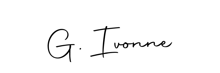 Also You can easily find your signature by using the search form. We will create G. Ivonne name handwritten signature images for you free of cost using Autography-DOLnW sign style. G. Ivonne signature style 10 images and pictures png