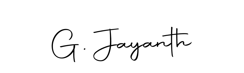 How to make G. Jayanth name signature. Use Autography-DOLnW style for creating short signs online. This is the latest handwritten sign. G. Jayanth signature style 10 images and pictures png
