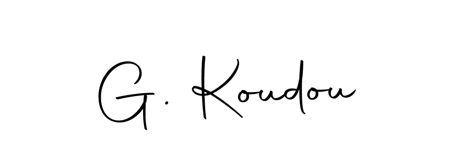 G. Koudou stylish signature style. Best Handwritten Sign (Autography-DOLnW) for my name. Handwritten Signature Collection Ideas for my name G. Koudou. G. Koudou signature style 10 images and pictures png