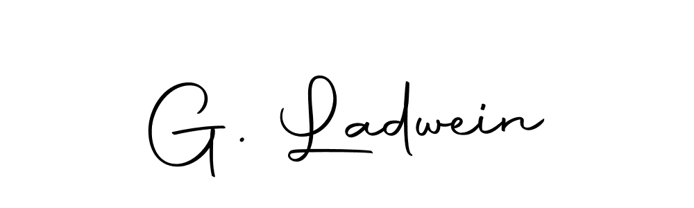 Similarly Autography-DOLnW is the best handwritten signature design. Signature creator online .You can use it as an online autograph creator for name G. Ladwein. G. Ladwein signature style 10 images and pictures png
