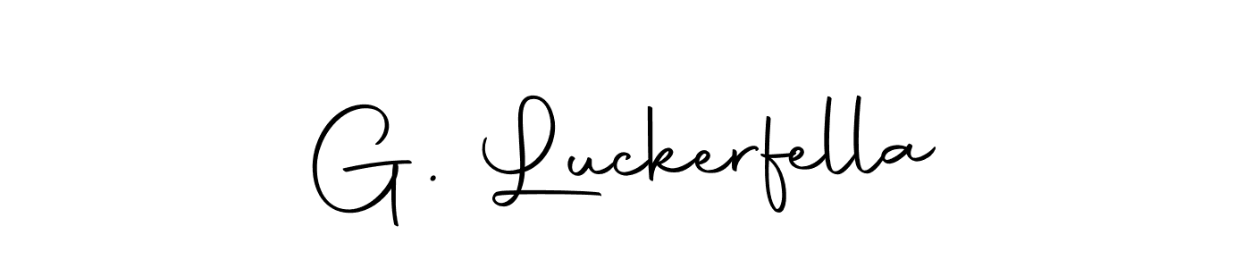 Use a signature maker to create a handwritten signature online. With this signature software, you can design (Autography-DOLnW) your own signature for name G. Luckerfella. G. Luckerfella signature style 10 images and pictures png