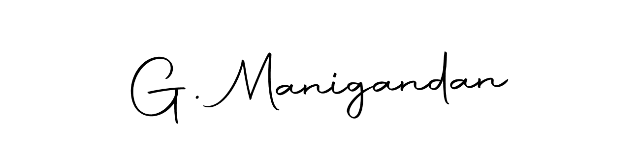 How to make G. Manigandan signature? Autography-DOLnW is a professional autograph style. Create handwritten signature for G. Manigandan name. G. Manigandan signature style 10 images and pictures png