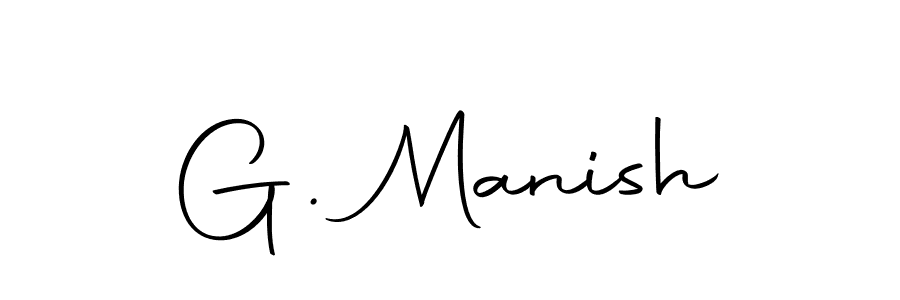 Design your own signature with our free online signature maker. With this signature software, you can create a handwritten (Autography-DOLnW) signature for name G. Manish. G. Manish signature style 10 images and pictures png