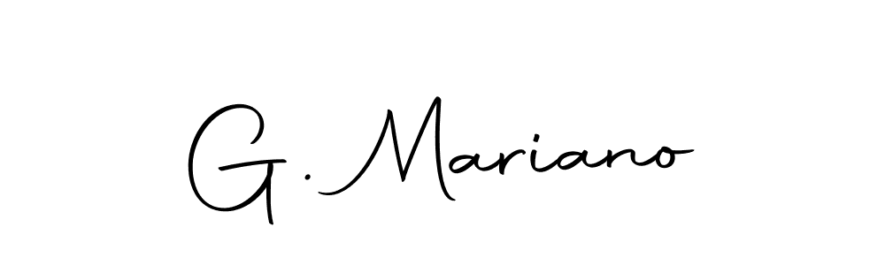 Use a signature maker to create a handwritten signature online. With this signature software, you can design (Autography-DOLnW) your own signature for name G. Mariano. G. Mariano signature style 10 images and pictures png