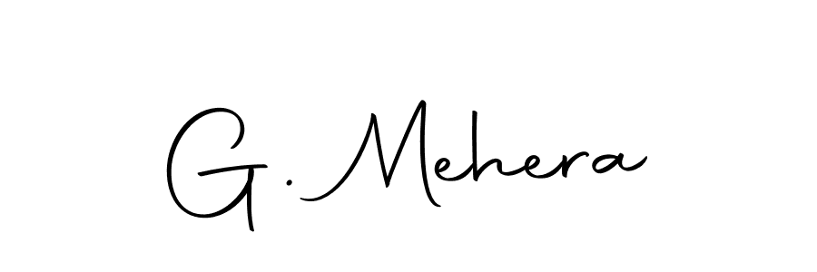 How to make G. Mehera signature? Autography-DOLnW is a professional autograph style. Create handwritten signature for G. Mehera name. G. Mehera signature style 10 images and pictures png