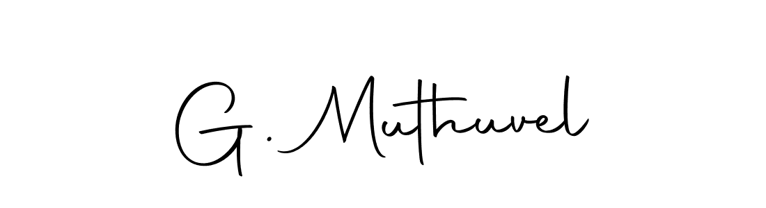 Design your own signature with our free online signature maker. With this signature software, you can create a handwritten (Autography-DOLnW) signature for name G. Muthuvel. G. Muthuvel signature style 10 images and pictures png