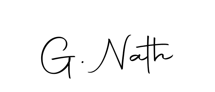 Create a beautiful signature design for name G. Nath. With this signature (Autography-DOLnW) fonts, you can make a handwritten signature for free. G. Nath signature style 10 images and pictures png