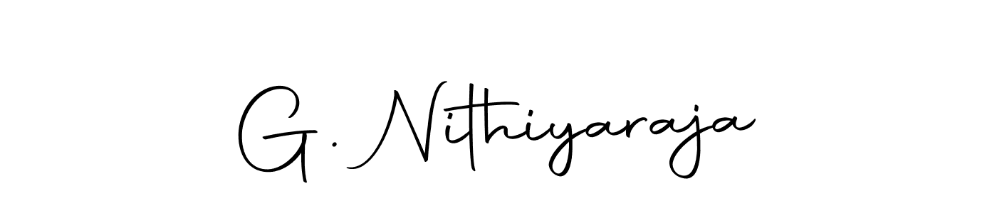 Use a signature maker to create a handwritten signature online. With this signature software, you can design (Autography-DOLnW) your own signature for name G. Nithiyaraja. G. Nithiyaraja signature style 10 images and pictures png