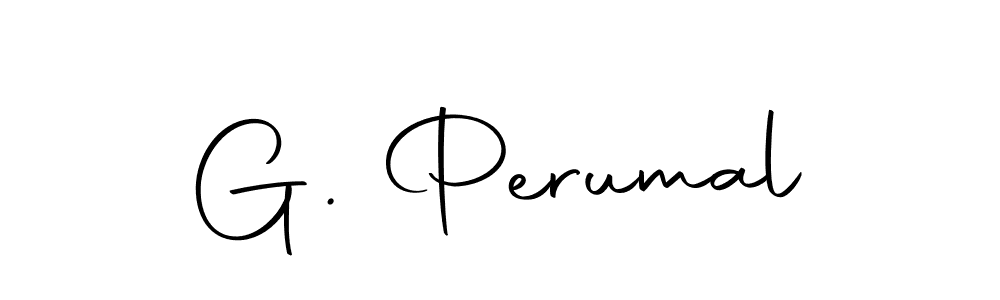 Make a beautiful signature design for name G. Perumal. With this signature (Autography-DOLnW) style, you can create a handwritten signature for free. G. Perumal signature style 10 images and pictures png