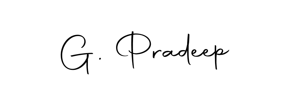 You can use this online signature creator to create a handwritten signature for the name G. Pradeep. This is the best online autograph maker. G. Pradeep signature style 10 images and pictures png