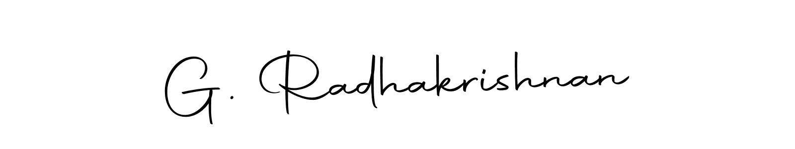Make a short G. Radhakrishnan signature style. Manage your documents anywhere anytime using Autography-DOLnW. Create and add eSignatures, submit forms, share and send files easily. G. Radhakrishnan signature style 10 images and pictures png