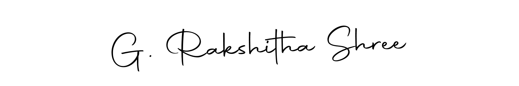 Design your own signature with our free online signature maker. With this signature software, you can create a handwritten (Autography-DOLnW) signature for name G. Rakshitha Shree. G. Rakshitha Shree signature style 10 images and pictures png