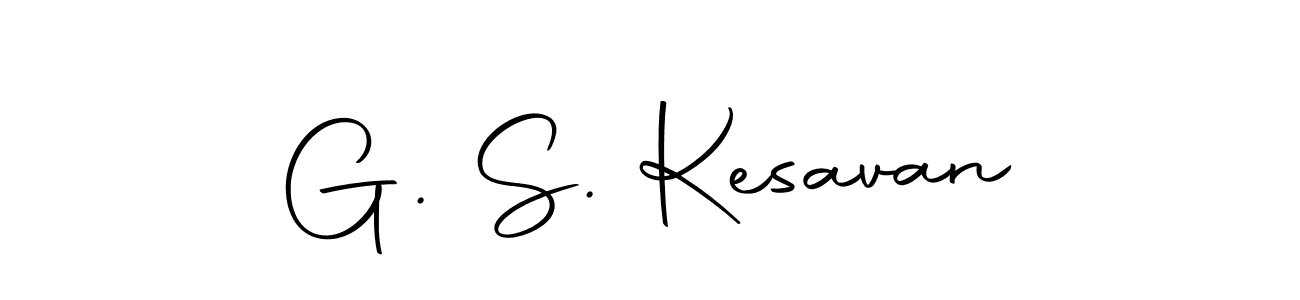 Design your own signature with our free online signature maker. With this signature software, you can create a handwritten (Autography-DOLnW) signature for name G. S. Kesavan. G. S. Kesavan signature style 10 images and pictures png