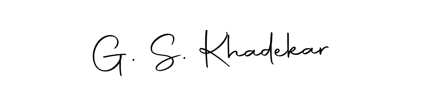 if you are searching for the best signature style for your name G. S. Khadekar. so please give up your signature search. here we have designed multiple signature styles  using Autography-DOLnW. G. S. Khadekar signature style 10 images and pictures png