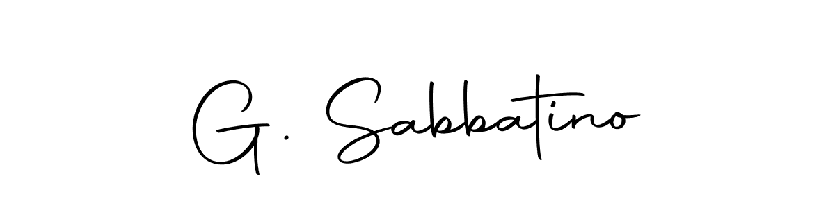 Make a beautiful signature design for name G. Sabbatino. With this signature (Autography-DOLnW) style, you can create a handwritten signature for free. G. Sabbatino signature style 10 images and pictures png