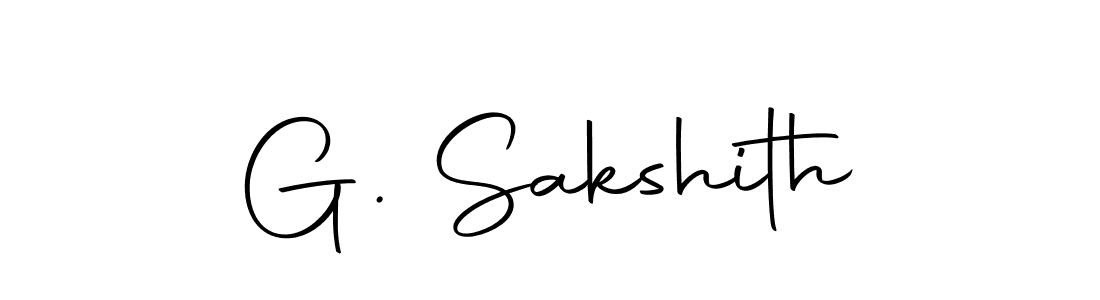 Make a beautiful signature design for name G. Sakshith. With this signature (Autography-DOLnW) style, you can create a handwritten signature for free. G. Sakshith signature style 10 images and pictures png