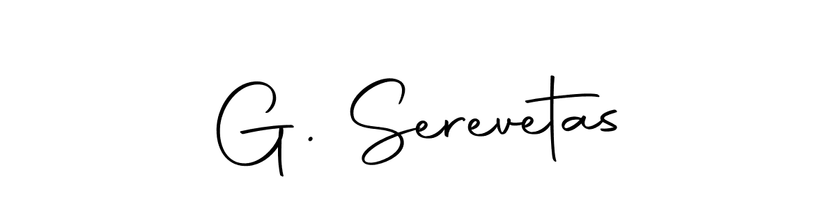 It looks lik you need a new signature style for name G. Serevetas. Design unique handwritten (Autography-DOLnW) signature with our free signature maker in just a few clicks. G. Serevetas signature style 10 images and pictures png