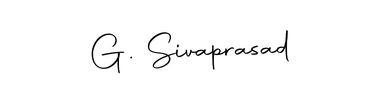 Design your own signature with our free online signature maker. With this signature software, you can create a handwritten (Autography-DOLnW) signature for name G. Sivaprasad. G. Sivaprasad signature style 10 images and pictures png