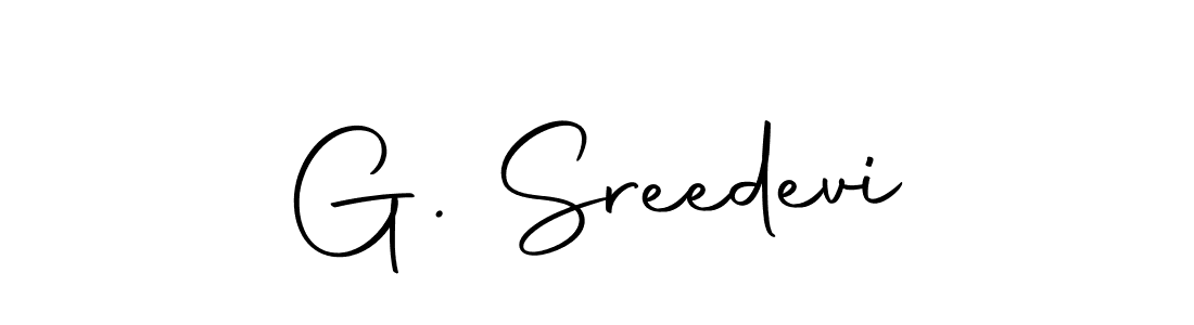 How to make G. Sreedevi signature? Autography-DOLnW is a professional autograph style. Create handwritten signature for G. Sreedevi name. G. Sreedevi signature style 10 images and pictures png