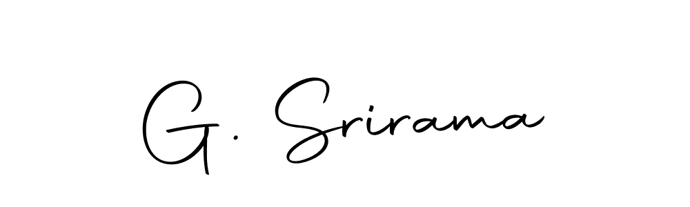 Also we have G. Srirama name is the best signature style. Create professional handwritten signature collection using Autography-DOLnW autograph style. G. Srirama signature style 10 images and pictures png