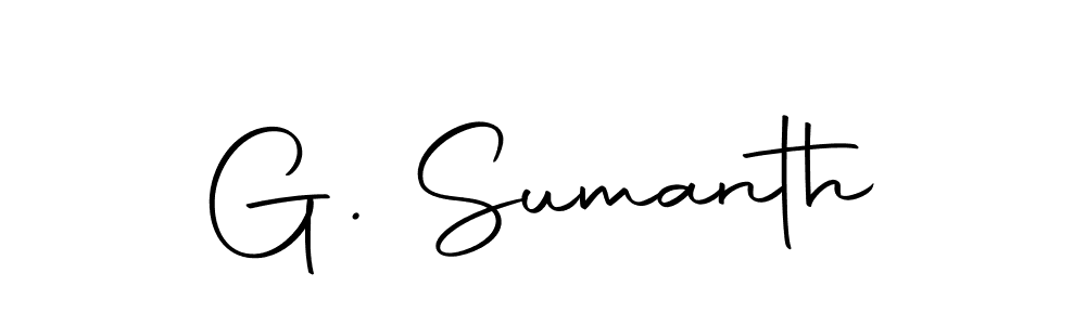 Also we have G. Sumanth name is the best signature style. Create professional handwritten signature collection using Autography-DOLnW autograph style. G. Sumanth signature style 10 images and pictures png