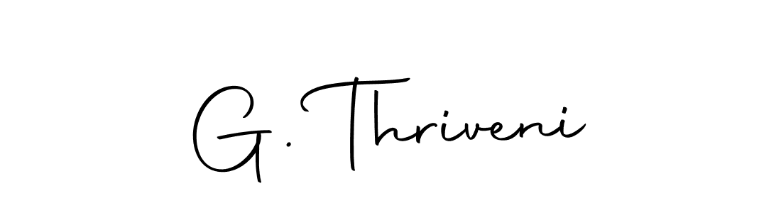 Create a beautiful signature design for name G. Thriveni. With this signature (Autography-DOLnW) fonts, you can make a handwritten signature for free. G. Thriveni signature style 10 images and pictures png