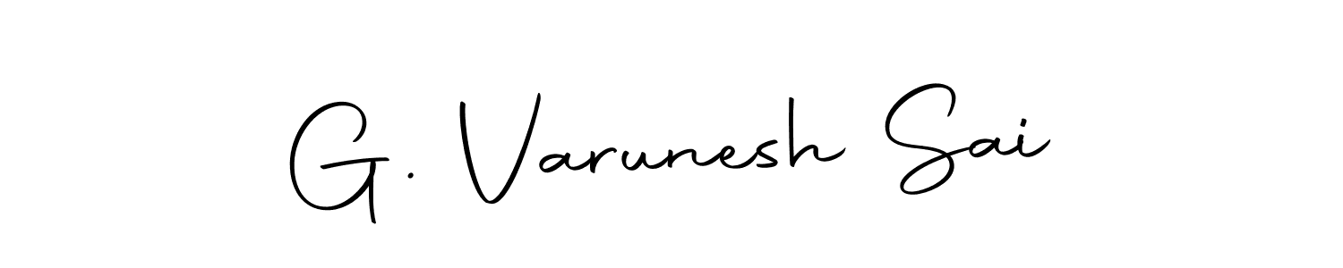 Here are the top 10 professional signature styles for the name G. Varunesh Sai. These are the best autograph styles you can use for your name. G. Varunesh Sai signature style 10 images and pictures png