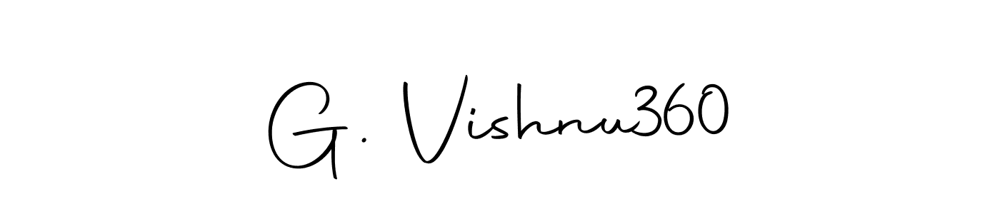Autography-DOLnW is a professional signature style that is perfect for those who want to add a touch of class to their signature. It is also a great choice for those who want to make their signature more unique. Get G. Vishnu  360 name to fancy signature for free. G. Vishnu  360 signature style 10 images and pictures png