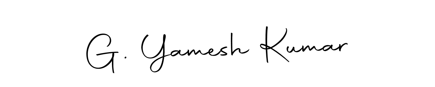 The best way (Autography-DOLnW) to make a short signature is to pick only two or three words in your name. The name G. Yamesh Kumar include a total of six letters. For converting this name. G. Yamesh Kumar signature style 10 images and pictures png