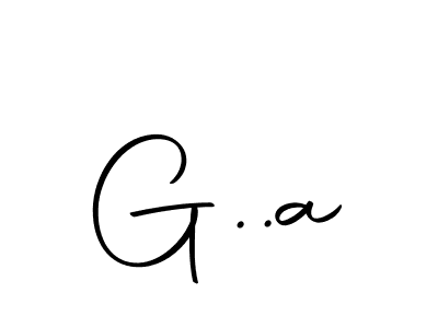 The best way (Autography-DOLnW) to make a short signature is to pick only two or three words in your name. The name G..a include a total of six letters. For converting this name. G..a signature style 10 images and pictures png