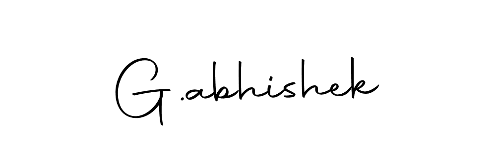 Make a beautiful signature design for name G.abhishek. With this signature (Autography-DOLnW) style, you can create a handwritten signature for free. G.abhishek signature style 10 images and pictures png