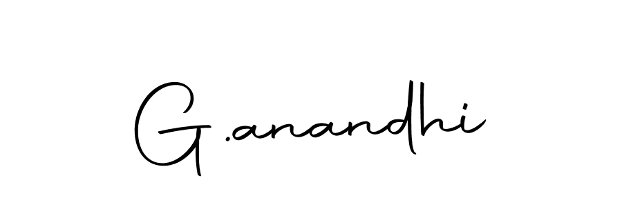 Use a signature maker to create a handwritten signature online. With this signature software, you can design (Autography-DOLnW) your own signature for name G.anandhi. G.anandhi signature style 10 images and pictures png