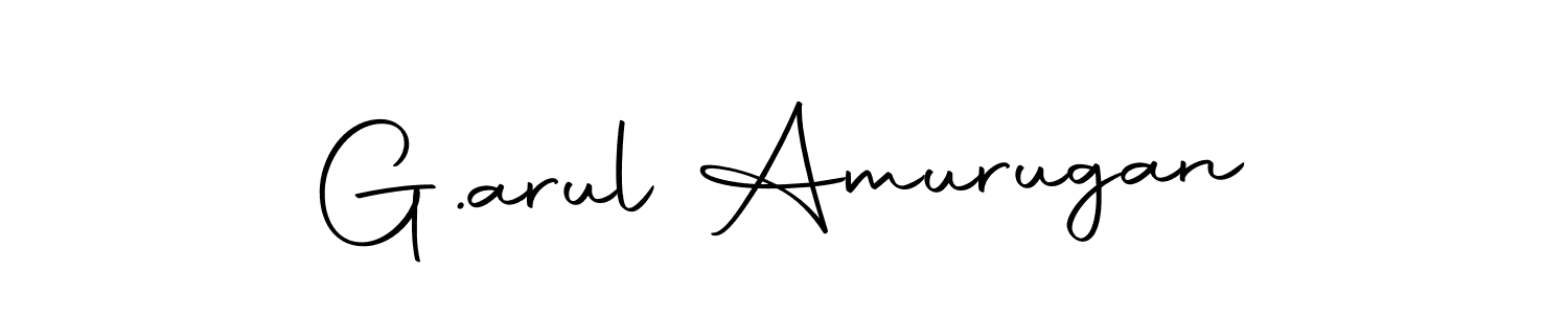 Make a beautiful signature design for name G.arul Amurugan. With this signature (Autography-DOLnW) style, you can create a handwritten signature for free. G.arul Amurugan signature style 10 images and pictures png