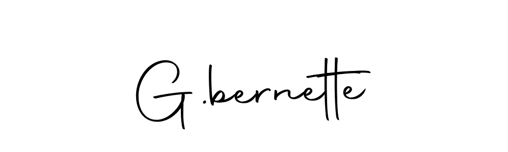 You should practise on your own different ways (Autography-DOLnW) to write your name (G.bernette) in signature. don't let someone else do it for you. G.bernette signature style 10 images and pictures png