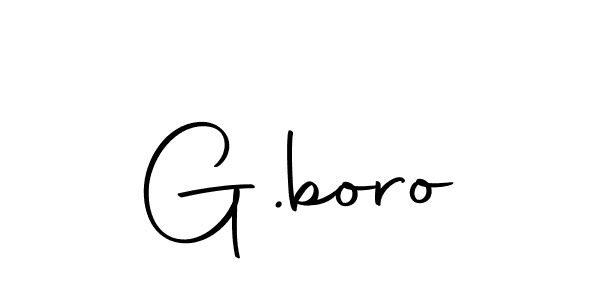 Use a signature maker to create a handwritten signature online. With this signature software, you can design (Autography-DOLnW) your own signature for name G.boro. G.boro signature style 10 images and pictures png