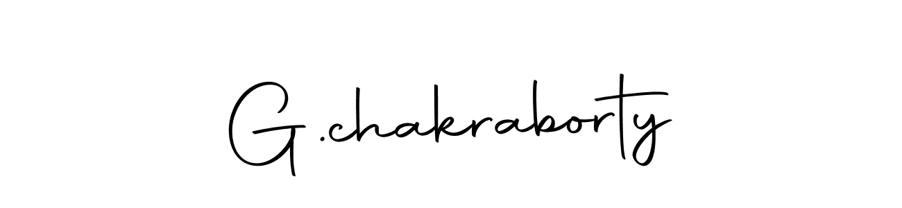 How to make G.chakraborty name signature. Use Autography-DOLnW style for creating short signs online. This is the latest handwritten sign. G.chakraborty signature style 10 images and pictures png