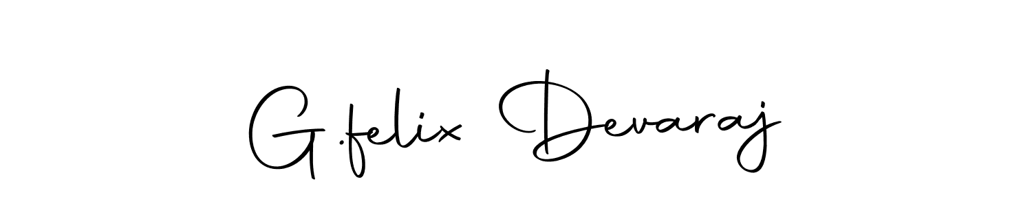 Autography-DOLnW is a professional signature style that is perfect for those who want to add a touch of class to their signature. It is also a great choice for those who want to make their signature more unique. Get G.felix Devaraj name to fancy signature for free. G.felix Devaraj signature style 10 images and pictures png