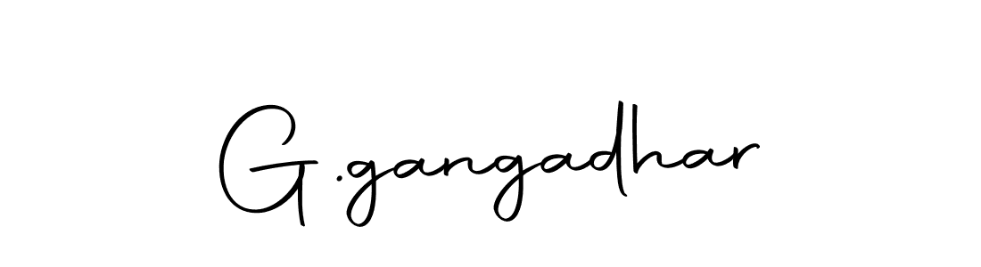 You should practise on your own different ways (Autography-DOLnW) to write your name (G.gangadhar) in signature. don't let someone else do it for you. G.gangadhar signature style 10 images and pictures png